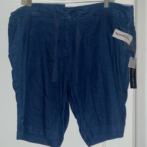 Long linen shorts, willi smith nwt 9in inseam